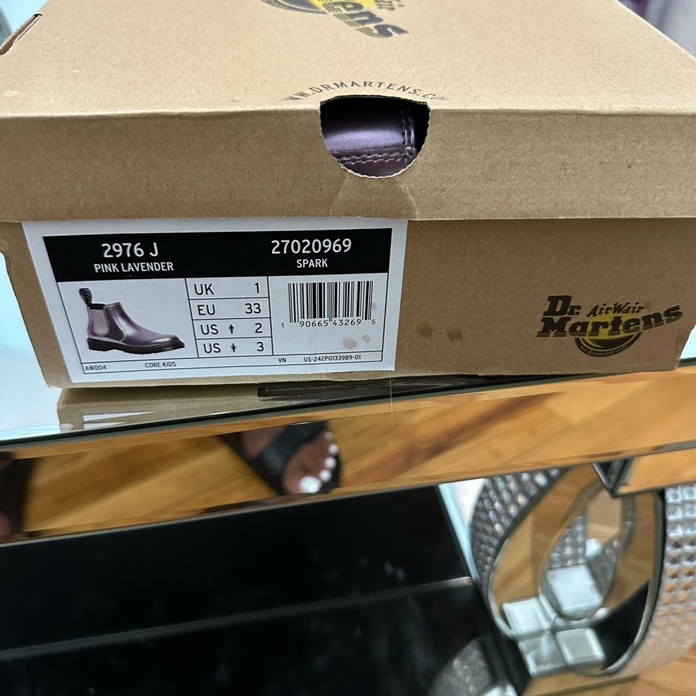 Dr. Martens Spark Pink Lavender Boots